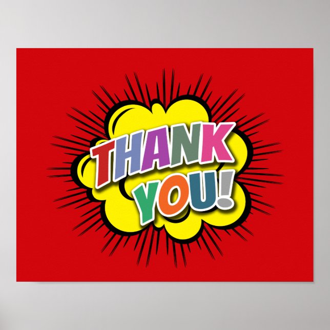 Poster Merci (Devant)