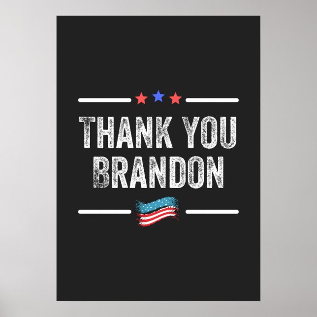 Poster Merci Brandon (Devant)
