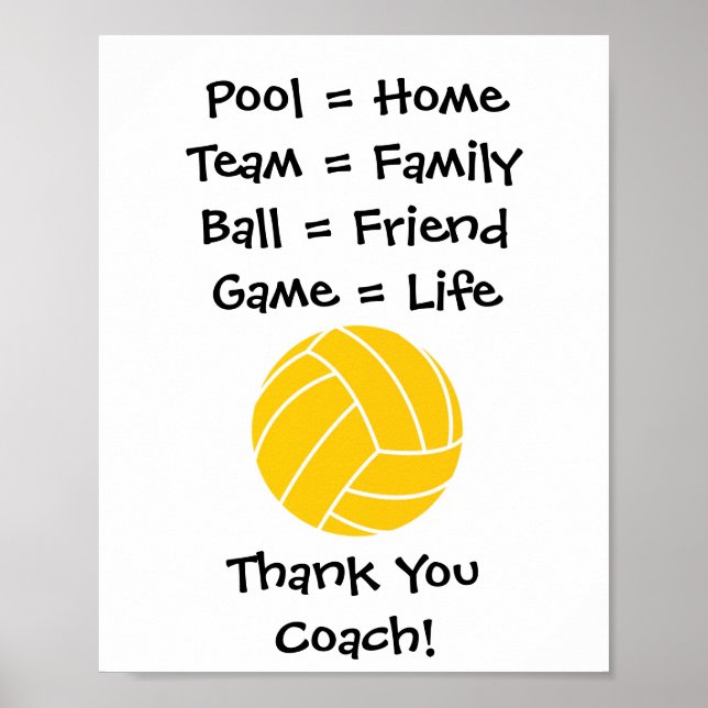 Poster Merci Coach Wall Art (Devant)