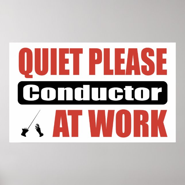 Poster Merci De Conduire Au Travail (Devant)
