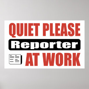 Poster Merci De Reporter Au Travail