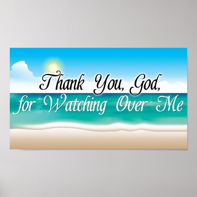 Poster Merci Dieu pour me regarder (Devant)