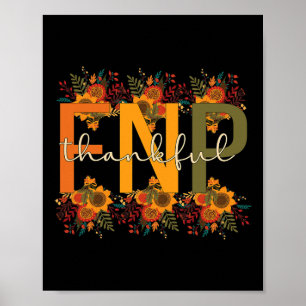 Poster Merci FNP Thanksgiving Family Nurtione Pratitione