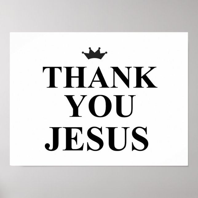POSTER MERCI JESUS (Devant)