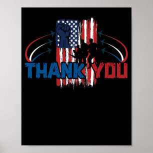 Poster Merci Journé de commémoration Patriotique Vétéran