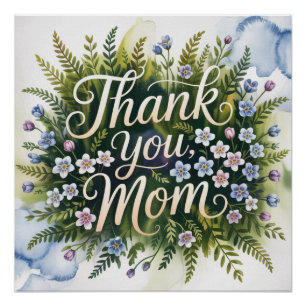 Poster Merci, Maman
