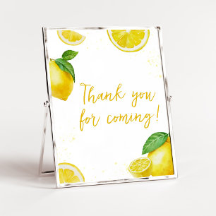 Poster Merci minimaliste de limonade à venir