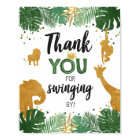 Merci Pour La Balançoire Des Animaux Safari Annive