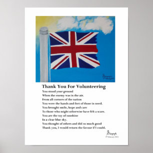 Poster Merci pour le volontariat