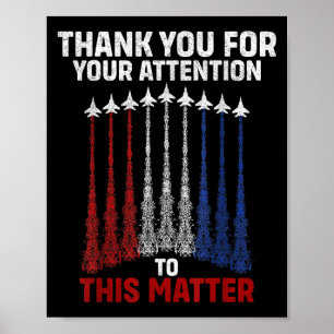 Poster Merci Pour Votre Attention À Cela, Drôle