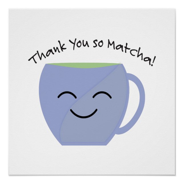 Poster Merci So Matcha (Devant)