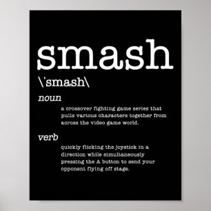 Poster Merci Videogames Smash Définition Jeu Vidéo