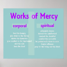 Poster Merciful Works personnalisées art graphique
