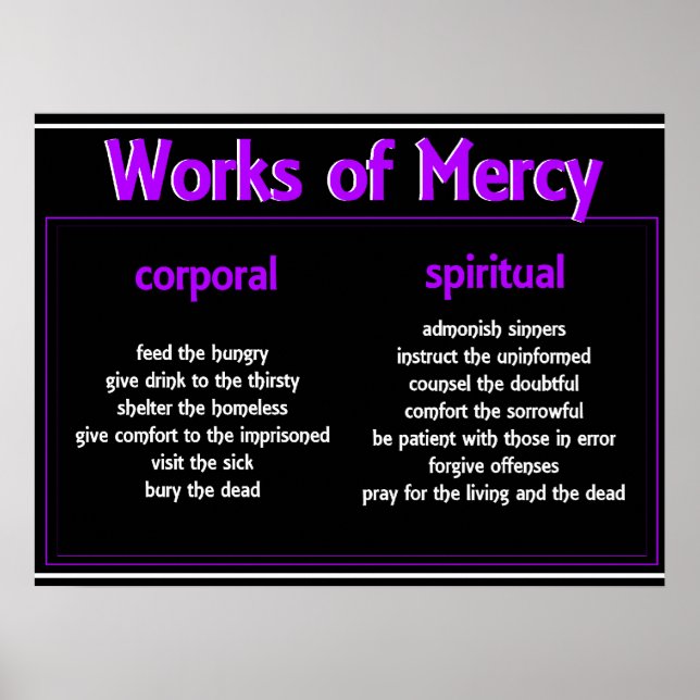 Poster-Merciful Works Poster (Front)