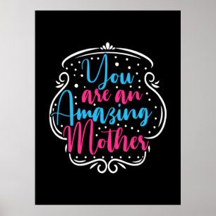 Poster Mère Art Vous Êtes Une Mère Extraordinaire