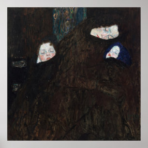 Poster Mère avec deux enfants (famille) — Gustav Klimt