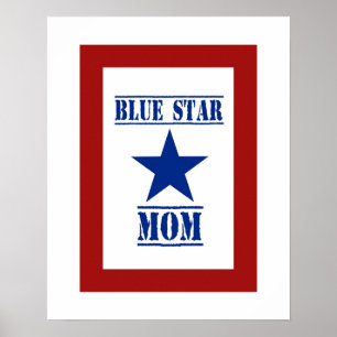 Poster Mère bleue