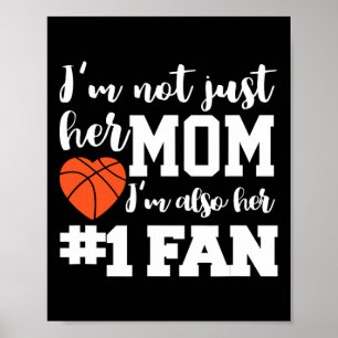Poster Mère de basket-ball Numéro Un Ventilateur Basket M
