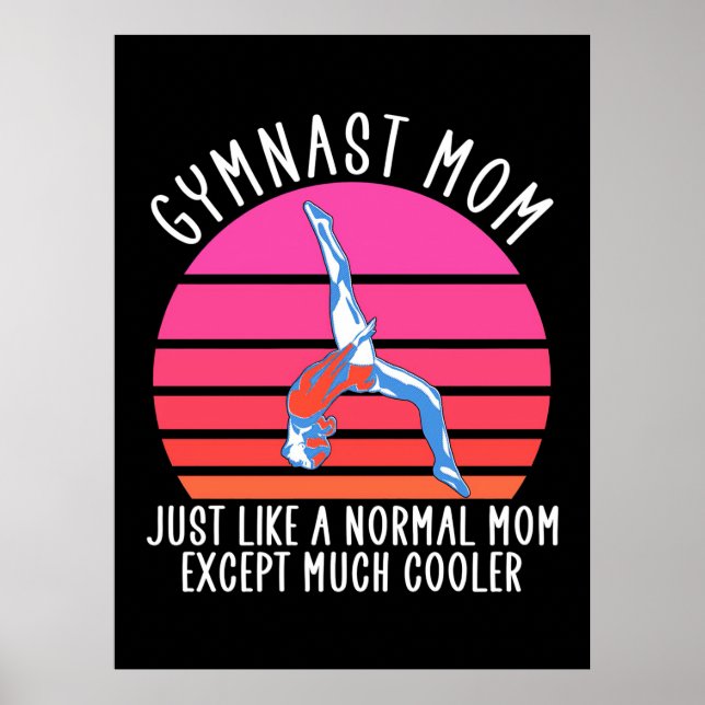 Poster Mère de gymnaste (Devant)