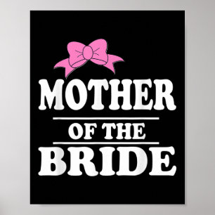 Poster Mère De La Fête De Mariage Mariée