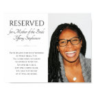 Mère de la mariée au ciel Photo Mémorial Mariage