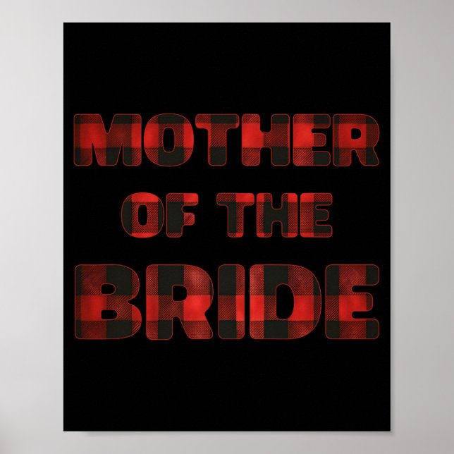 Poster Mère de la mariée Enterrement de vie de jeune fill (Devant)