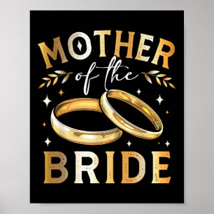 Poster Mère de la mariée Mère de la mariée Mariage et fia