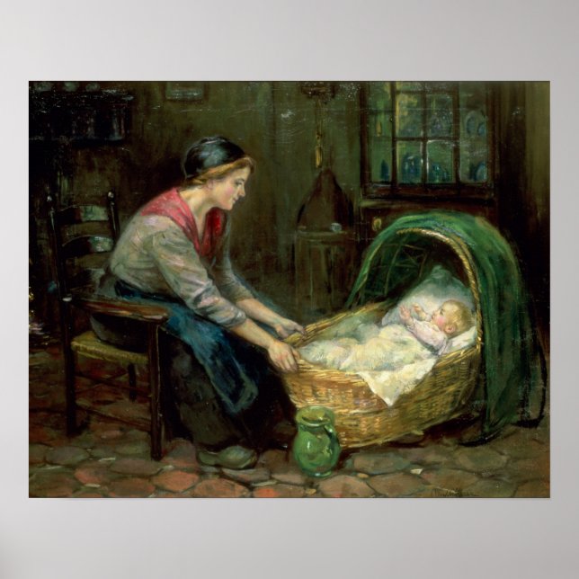 Poster Mère et bébé (Devant)