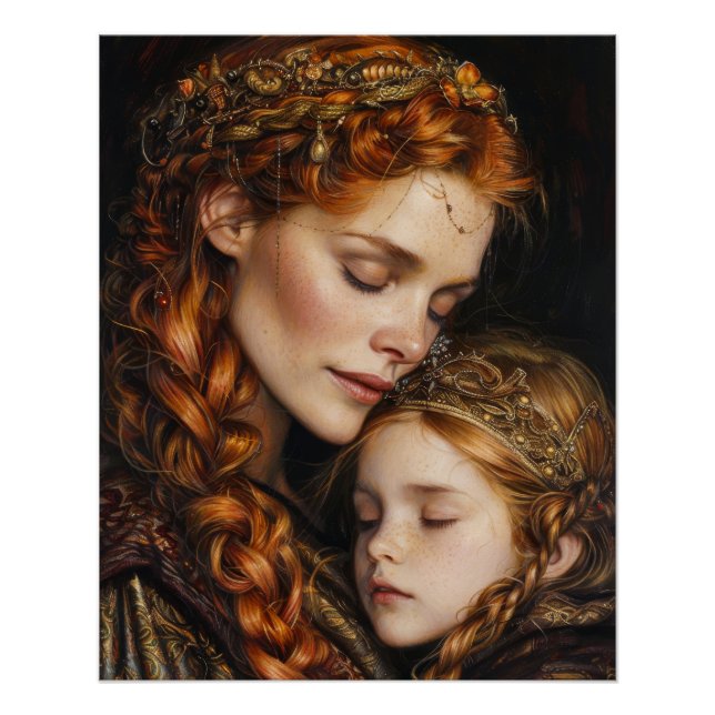 Poster Mère et enfant (Devant)