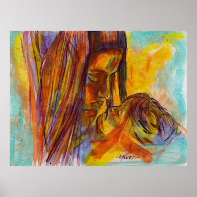 Poster mère et enfant (Devant)