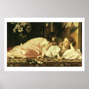 Poster Mère et Enfant (alias Cerises) par Lord Leighton