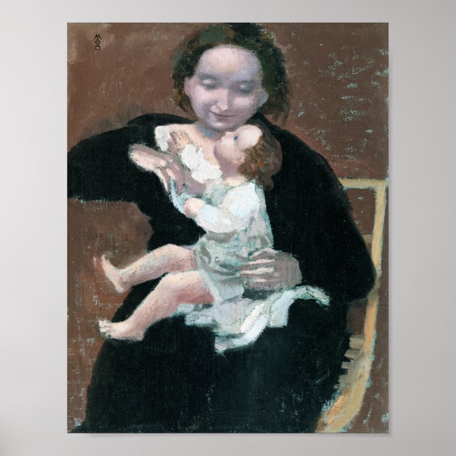 Poster Mère et enfant, Maurice Denis (Devant)