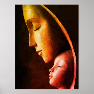 Poster Mère et Enfant Wall Art