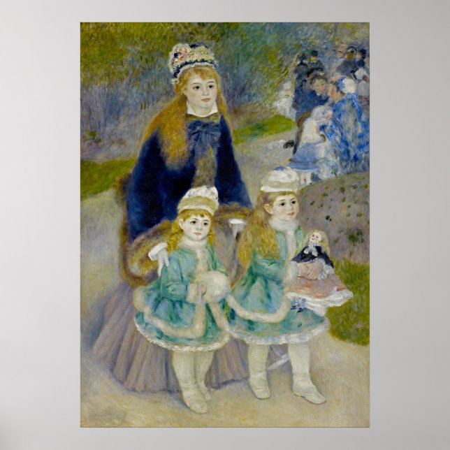 Poster Mère et enfants - Renoir (Devant)