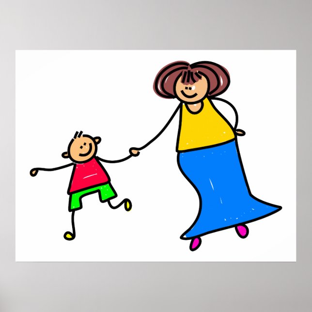 Poster Mère Et Fils (Devant)