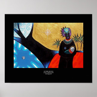 Poster Mère et soleil par Gregory Gallo