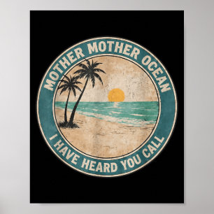 Poster Mère Mère Océan J'ai Entendu Appel Drôle D'Art