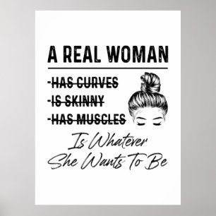 Poster Mère Une Véritable Femme Anniversaire