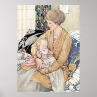 Mère vintage et bébé par Anne Anderson