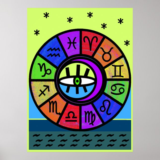 POSTER MÈRE ZODIAC (Devant)