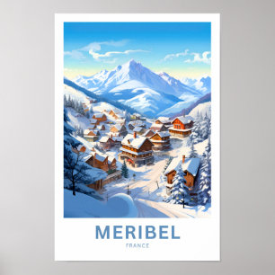 Poster Méribel France Imprimer