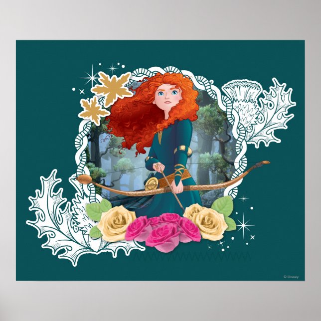 Poster Merida - Mon destin est entre mes mains (Devant)