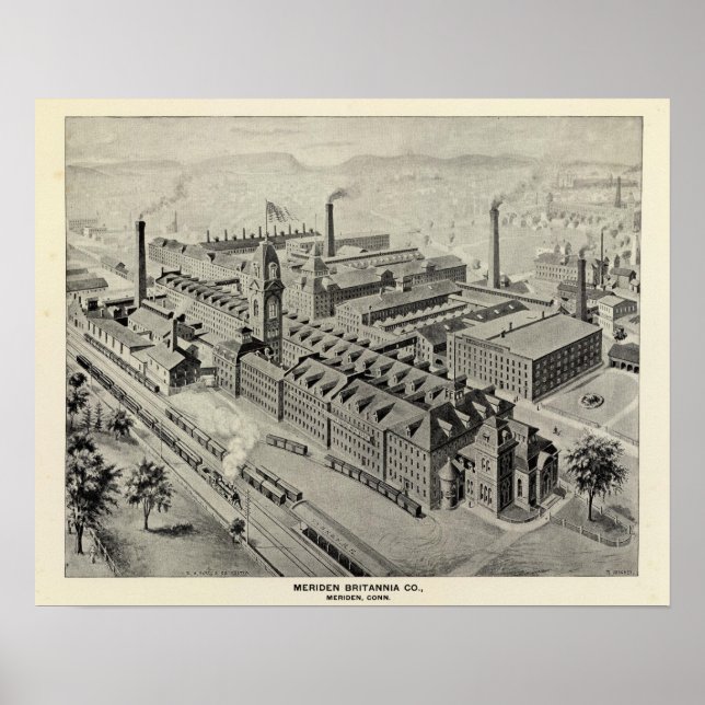 Poster Meriden Britannia Co (Devant)