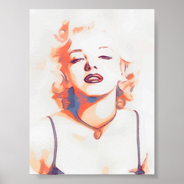 Poster Merilin Monro (Devant)
