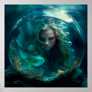 Poster mermaid