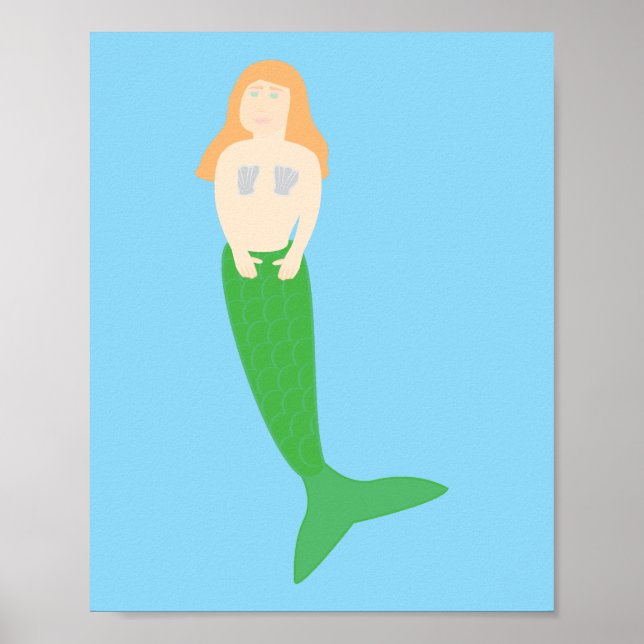Poster Mermaid (Devant)