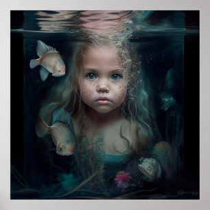 Poster mermaid