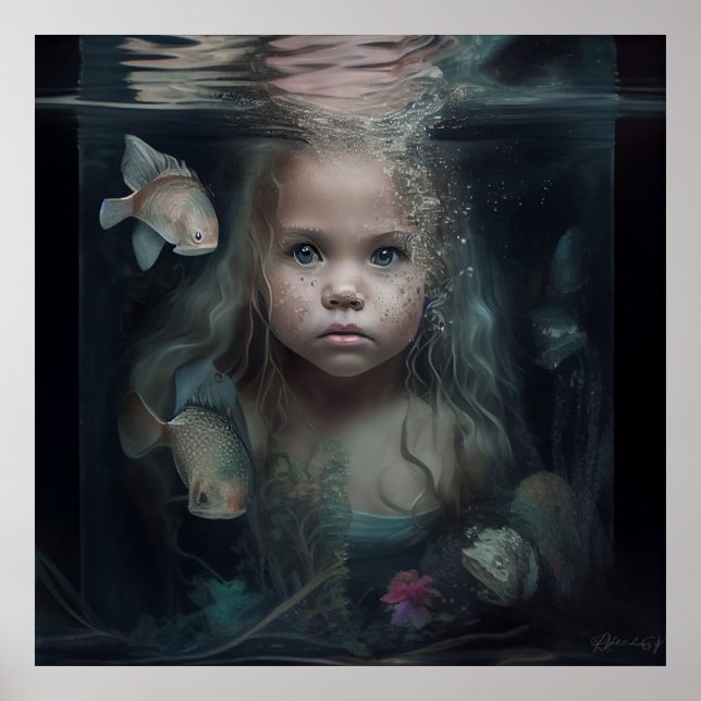 Poster mermaid (Devant)