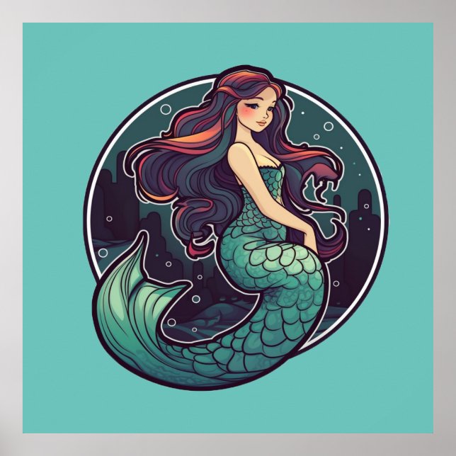 POSTER MERMAID #1 (Devant)
