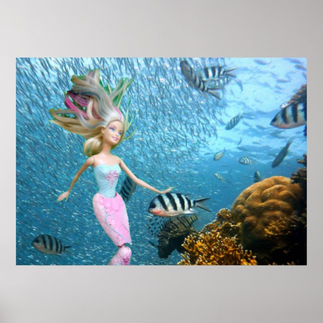 Poster Mermaid célèbre (Devant)